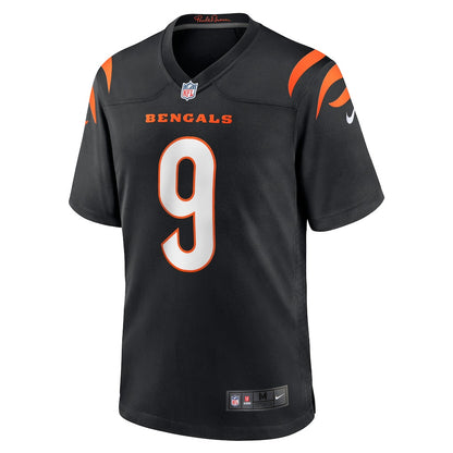 Joe Burrow 9 Cincinnati Bengals Team Game Men Jersey - Black