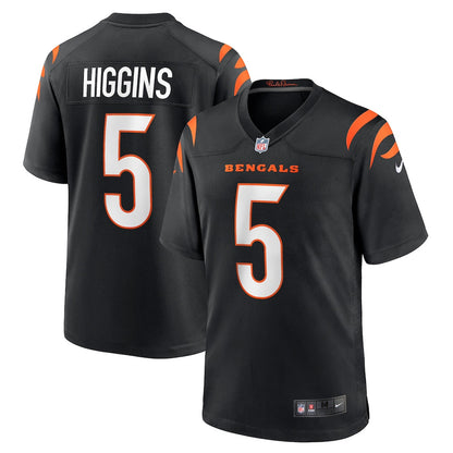 Tee Higgins 5 Cincinnati Bengals Team Game Men Jersey - Black