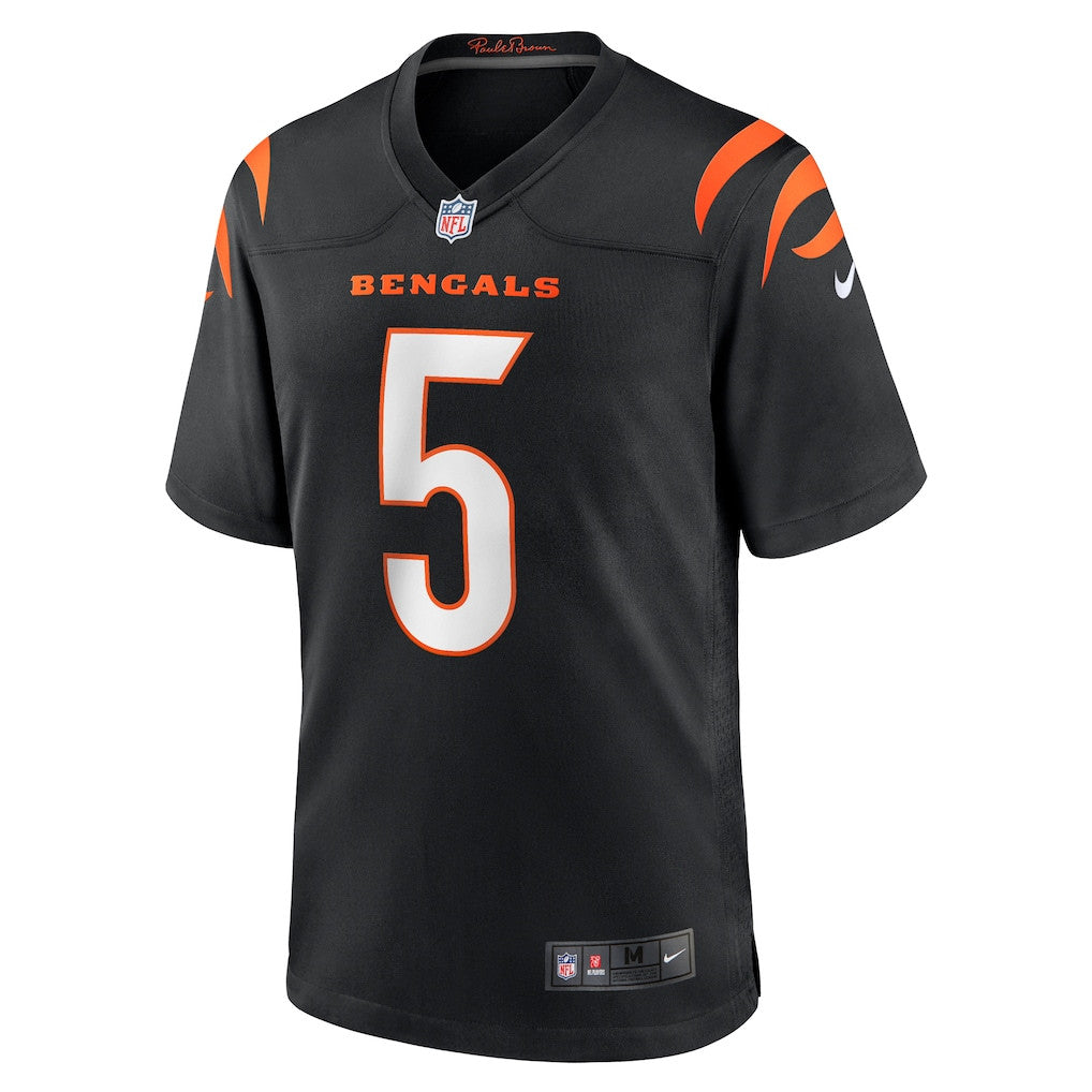 Tee Higgins 5 Cincinnati Bengals Team Game Men Jersey - Black