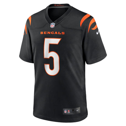 Tee Higgins 5 Cincinnati Bengals Team Game Men Jersey - Black