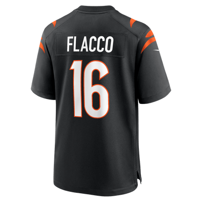 Joe Flacco 16 Cincinnati Bengals Team Game Men Jersey - Black