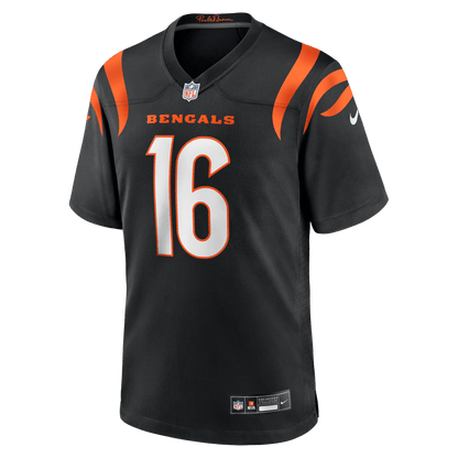Joe Flacco 16 Cincinnati Bengals Team Game Men Jersey - Black