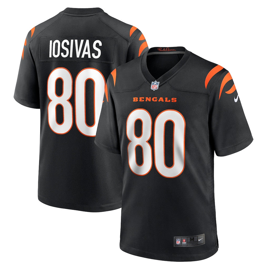 Andrei Iosivas 80 Cincinnati Bengals Team Game Men Jersey - Black