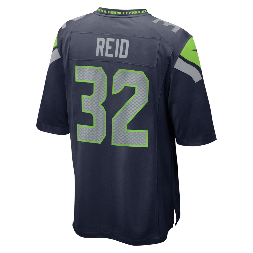 Mike Reid 32 Seattle Seahawks Team Game Men Jersey - College Navy
