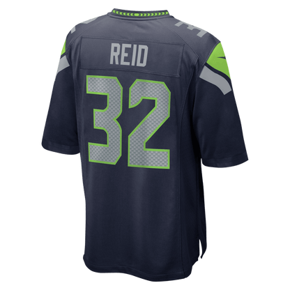 Mike Reid 32 Seattle Seahawks Team Game Men Jersey - College Navy