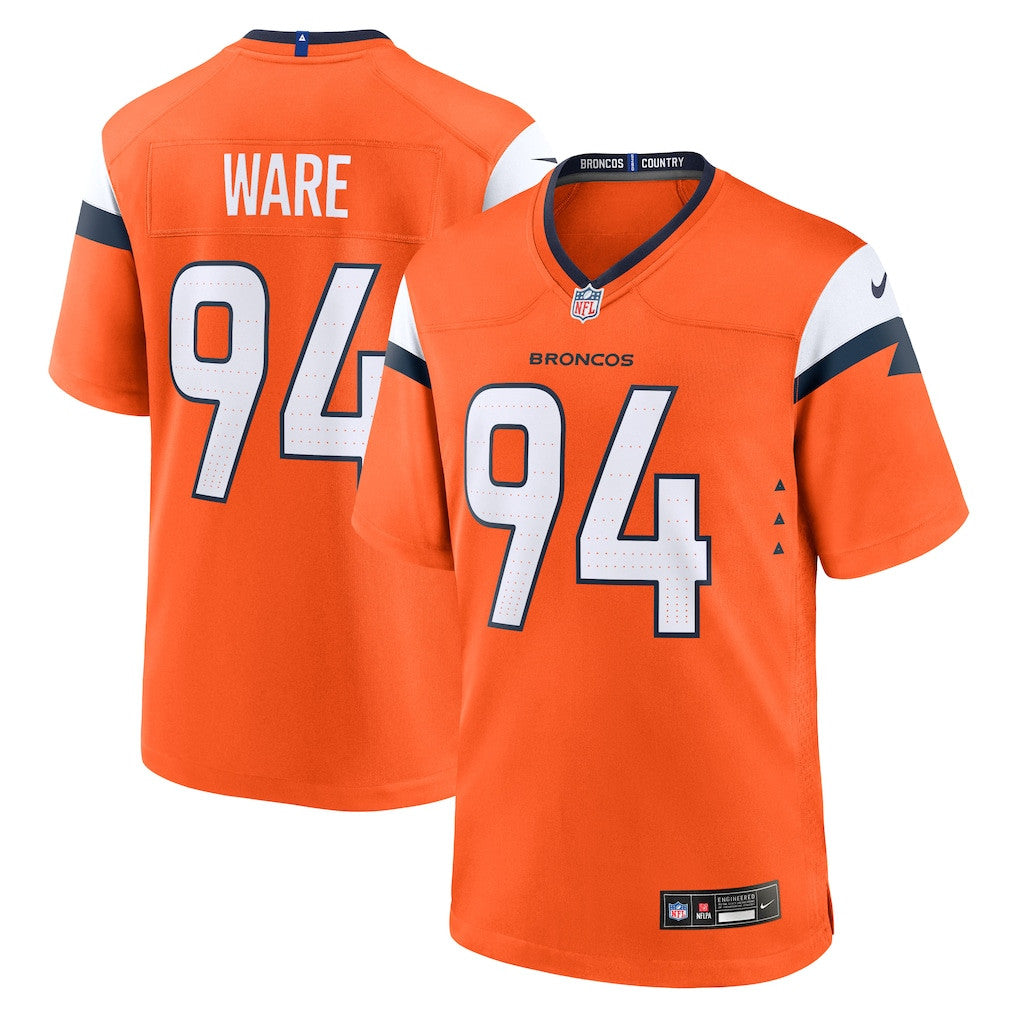 DeMarcus Ware 94 Denver Broncos Team Retired Game Men Jersey - Orange