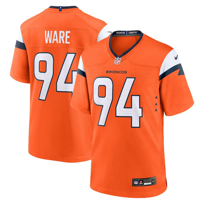 DeMarcus Ware 94 Denver Broncos Team Retired Game Men Jersey - Orange
