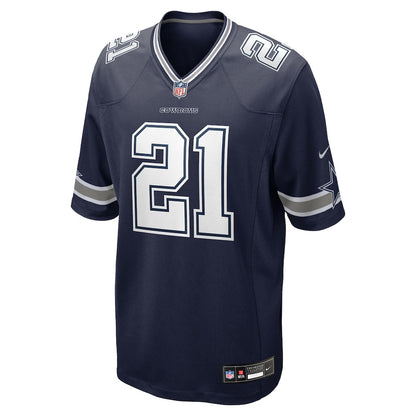 Deion Sanders 21 Dallas Cowboys Team Retired Player Game Men Jersey - Navy