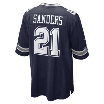 Deion Sanders 21 Dallas Cowboys Team Retired Player Game Men Jersey - Navy