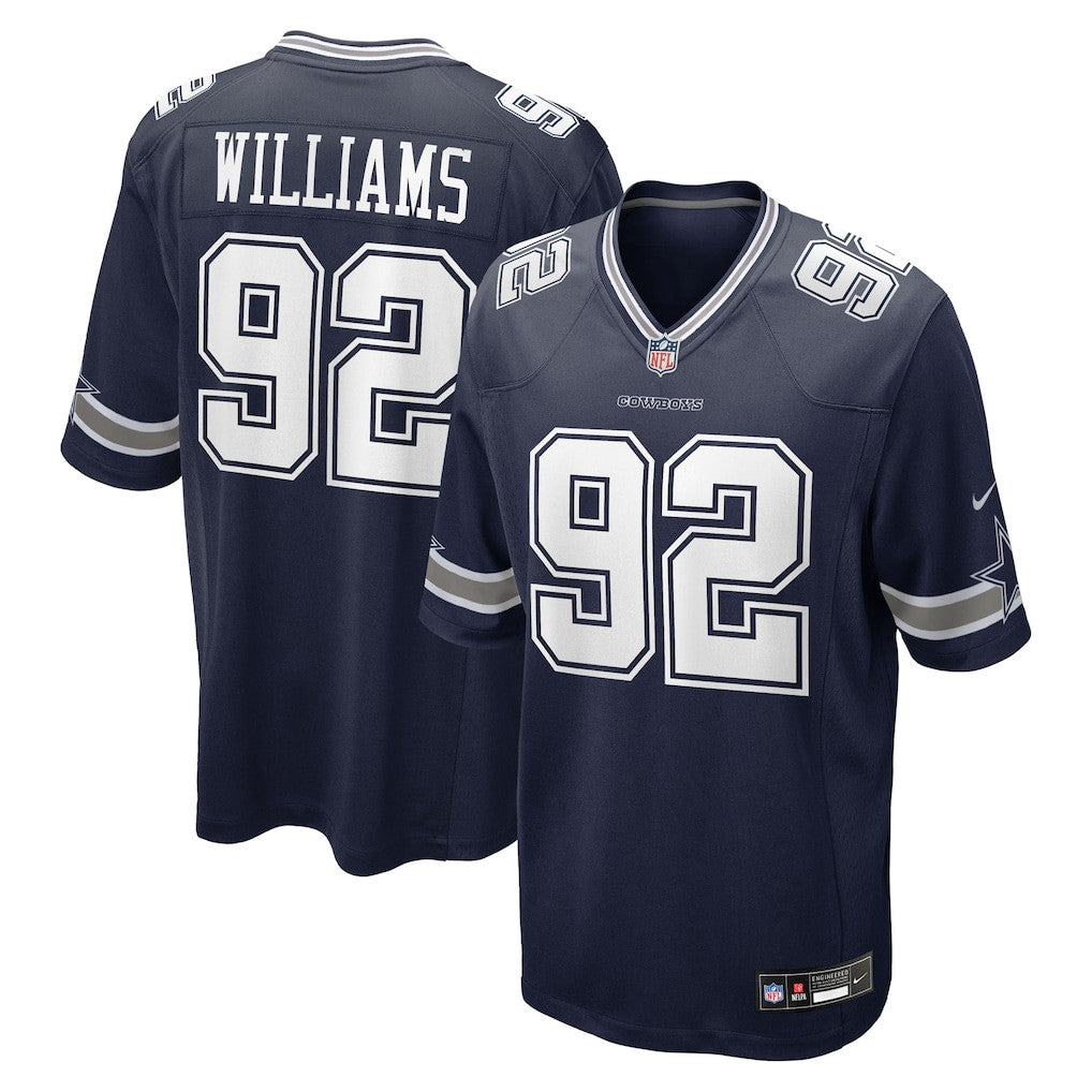 Quinnen Williams 92 Dallas Cowboys Team Game Men Jersey - Navy