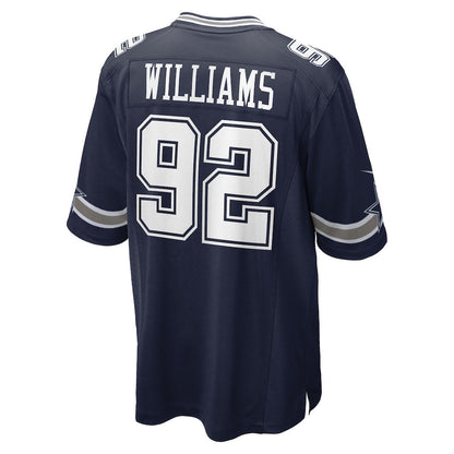 Quinnen Williams 92 Dallas Cowboys Team Game Men Jersey - Navy