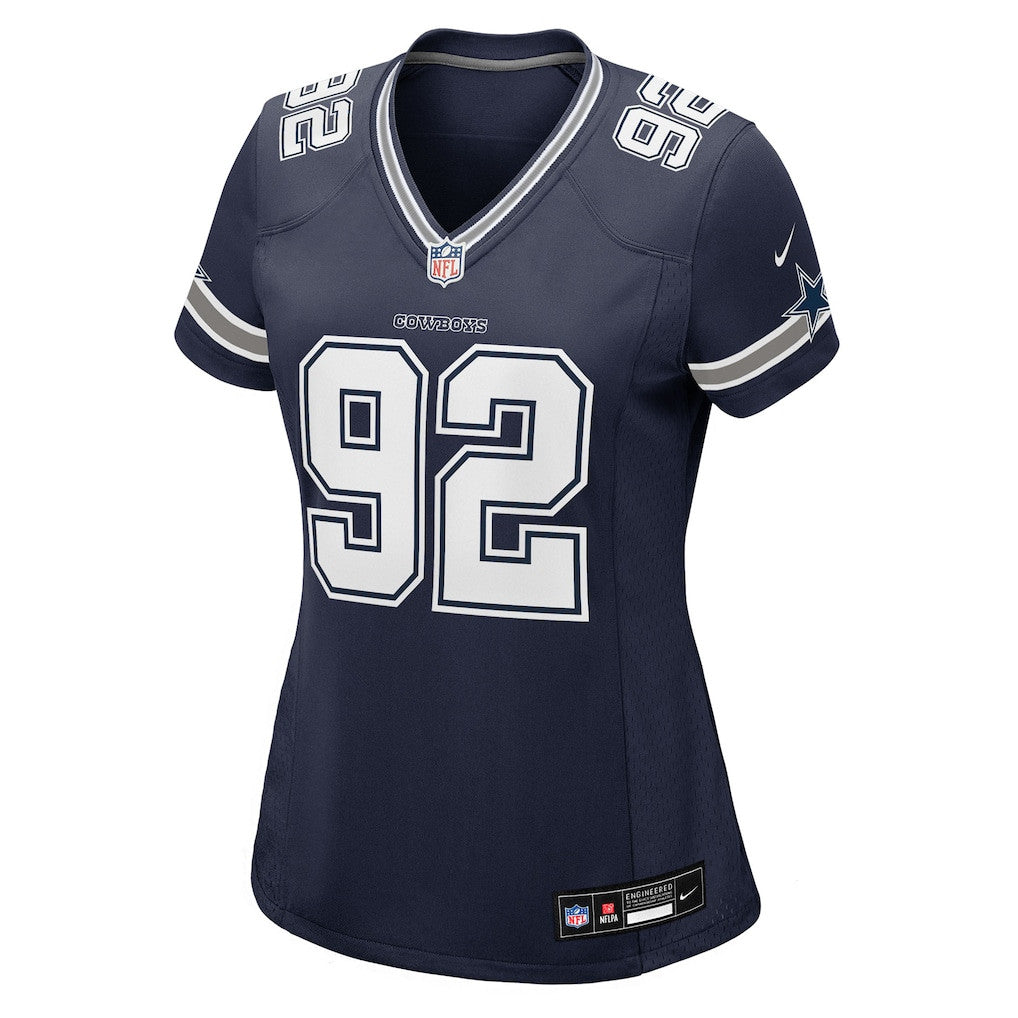 Quinnen Williams 92 Dallas Cowboys Women's Team Game Jersey - Navy