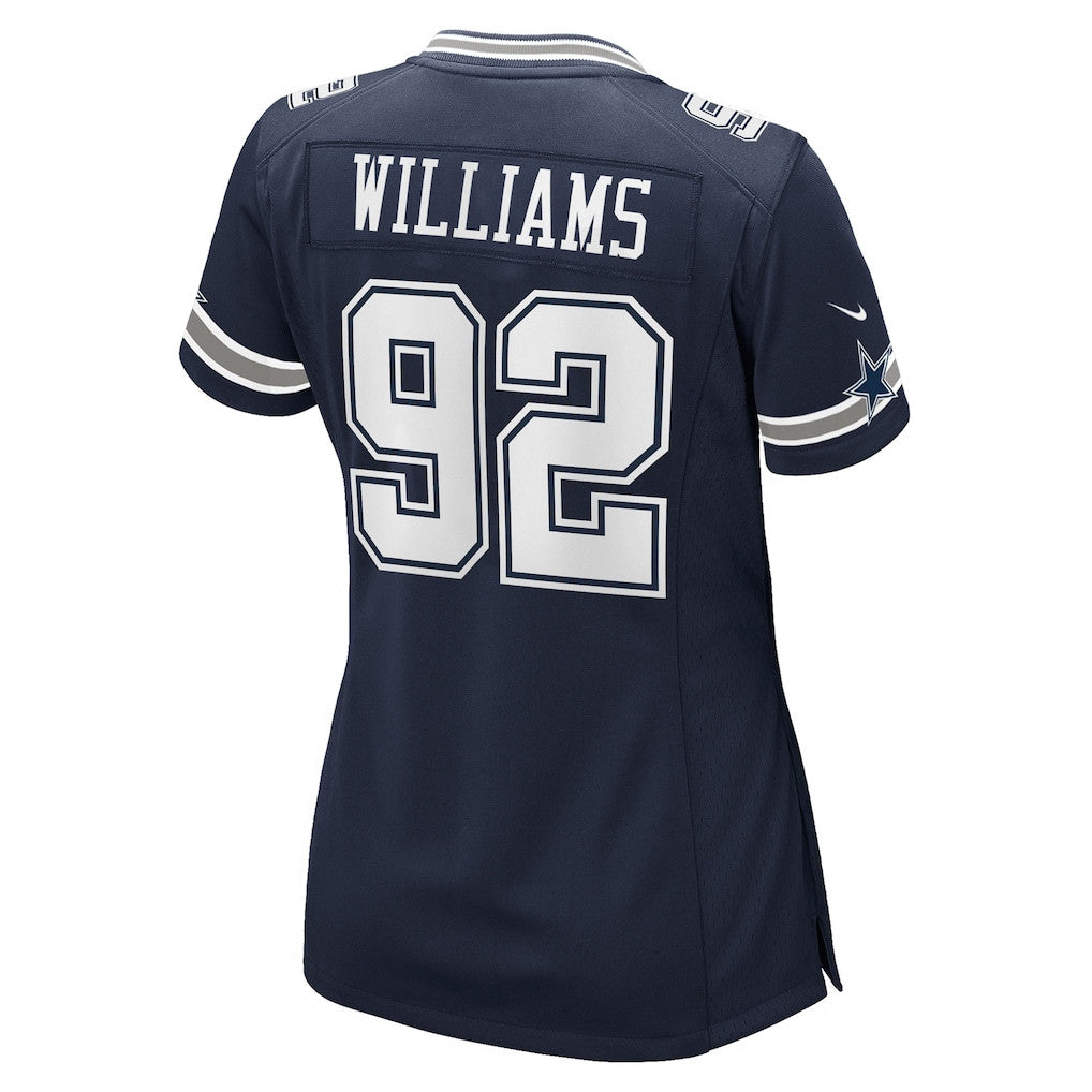 Quinnen Williams 92 Dallas Cowboys Women's Team Game Jersey - Navy