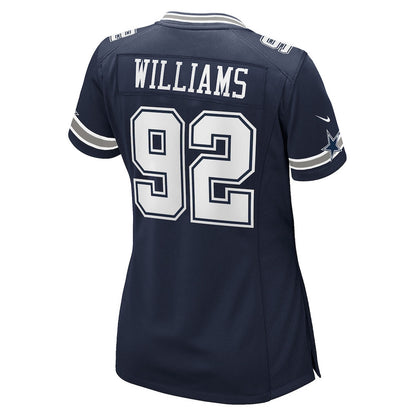 Quinnen Williams 92 Dallas Cowboys Women's Team Game Jersey - Navy