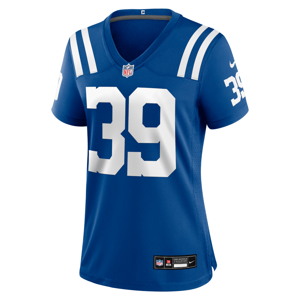 George Odum 39 Indianapolis Colts Women's Team Game Jersey - Royal