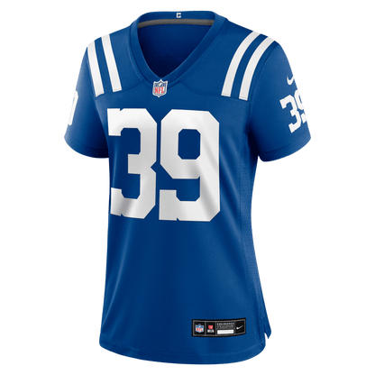George Odum 39 Indianapolis Colts Women's Team Game Jersey - Royal
