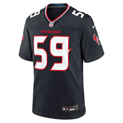 DeMeco Ryans 59 Houston Texans Team Retired Game Men Jersey - Navy