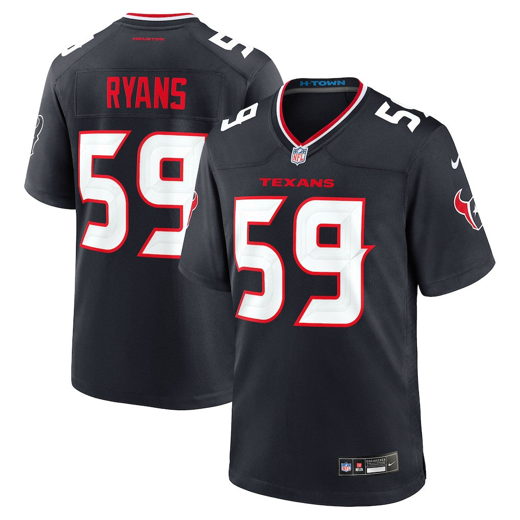 DeMeco Ryans 59 Houston Texans Team Retired Game Men Jersey - Navy