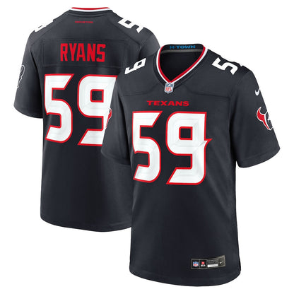DeMeco Ryans 59 Houston Texans Team Retired Game Men Jersey - Navy