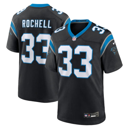 Robert Rochell 33 Carolina Panthers Team Game Men Jersey - Black