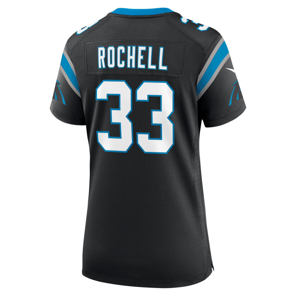 Robert Rochell 33 Carolina Panthers Women's Team Game Jersey - Black