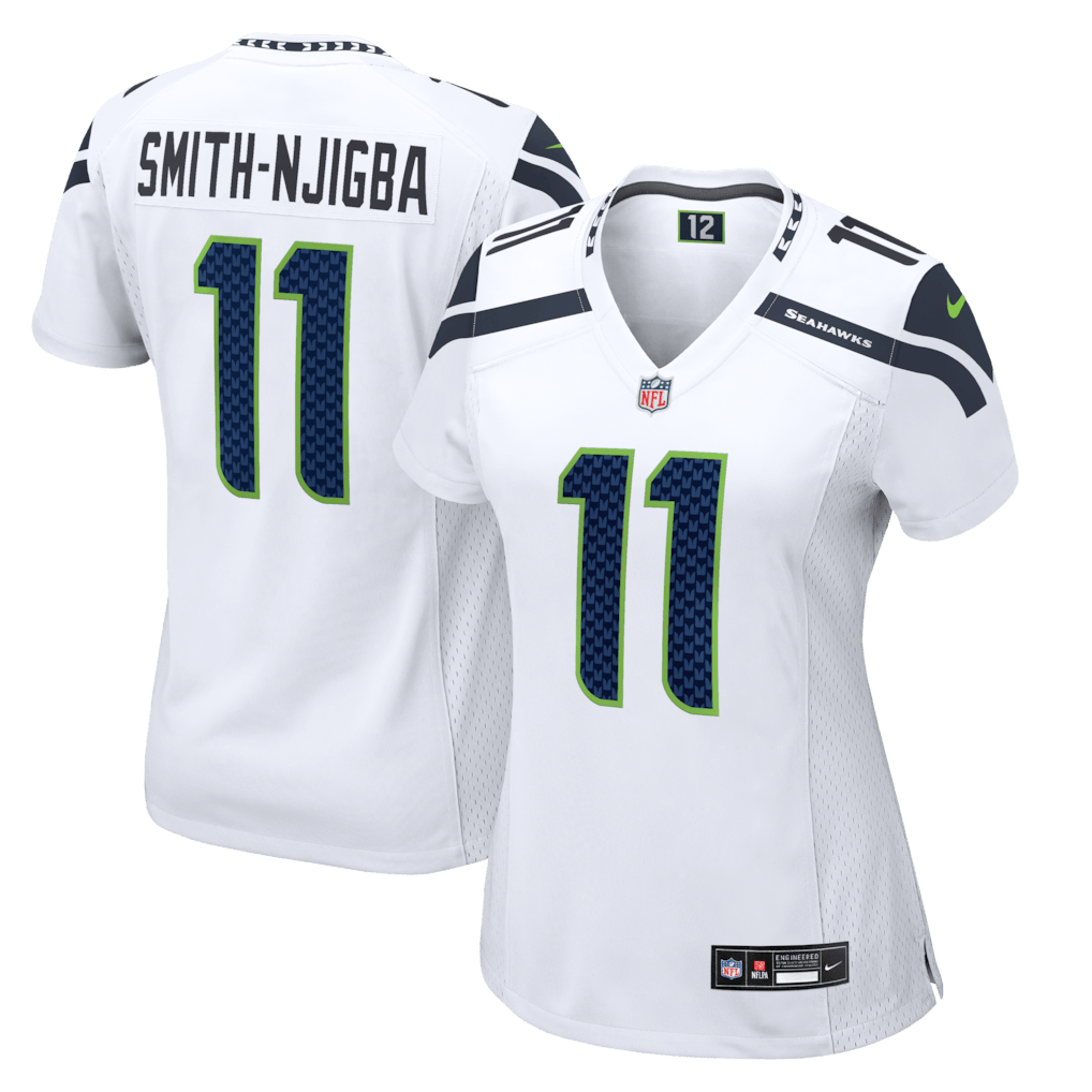 Jaxon Smith-Njigba 11 Seattle Seahawks Women's Game Jersey - White