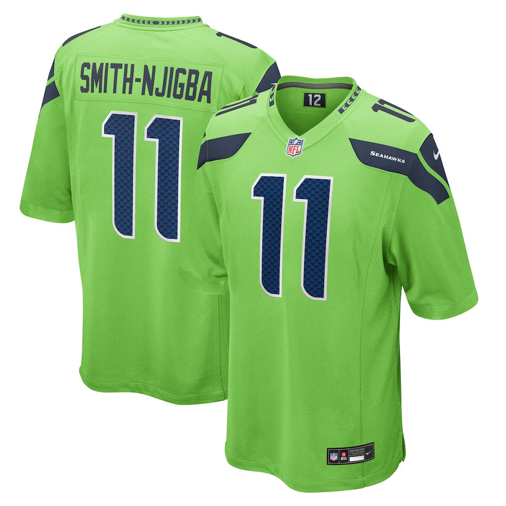 Jaxon Smith-Njigba 11 Seattle Seahawks Game Men Jersey - Neon Green