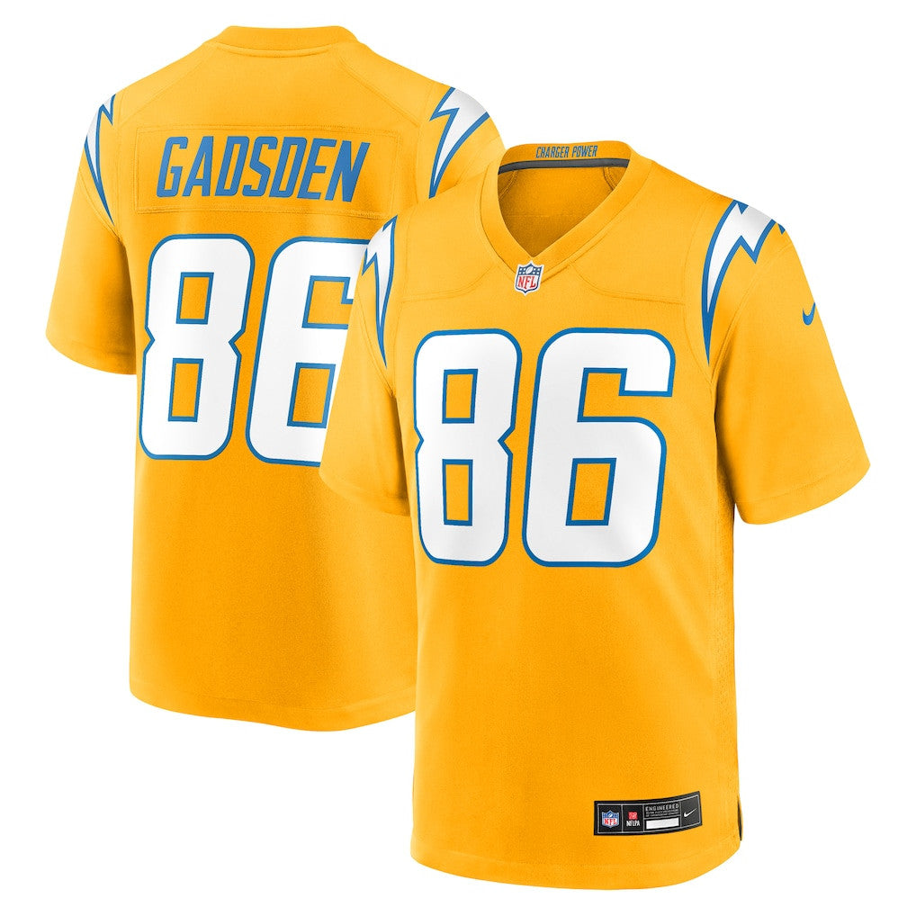 Oronde Gadsden 86 Los Angeles Chargers Alternate Charger Power Game Men Jersey - Gold
