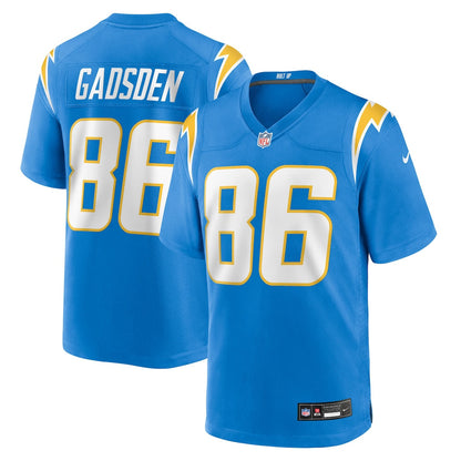 Oronde Gadsden 86 Los Angeles Chargers Team Game Men Jersey - Powder Blue
