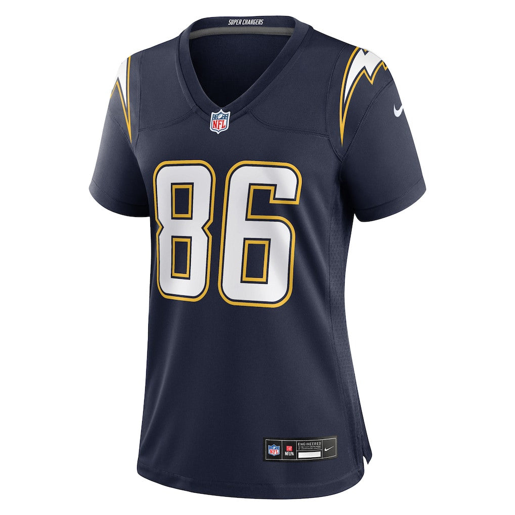Oronde Gadsden 86 Los Angeles Chargers Women's Alternate 2 Super Chargers Game Jersey - Navy