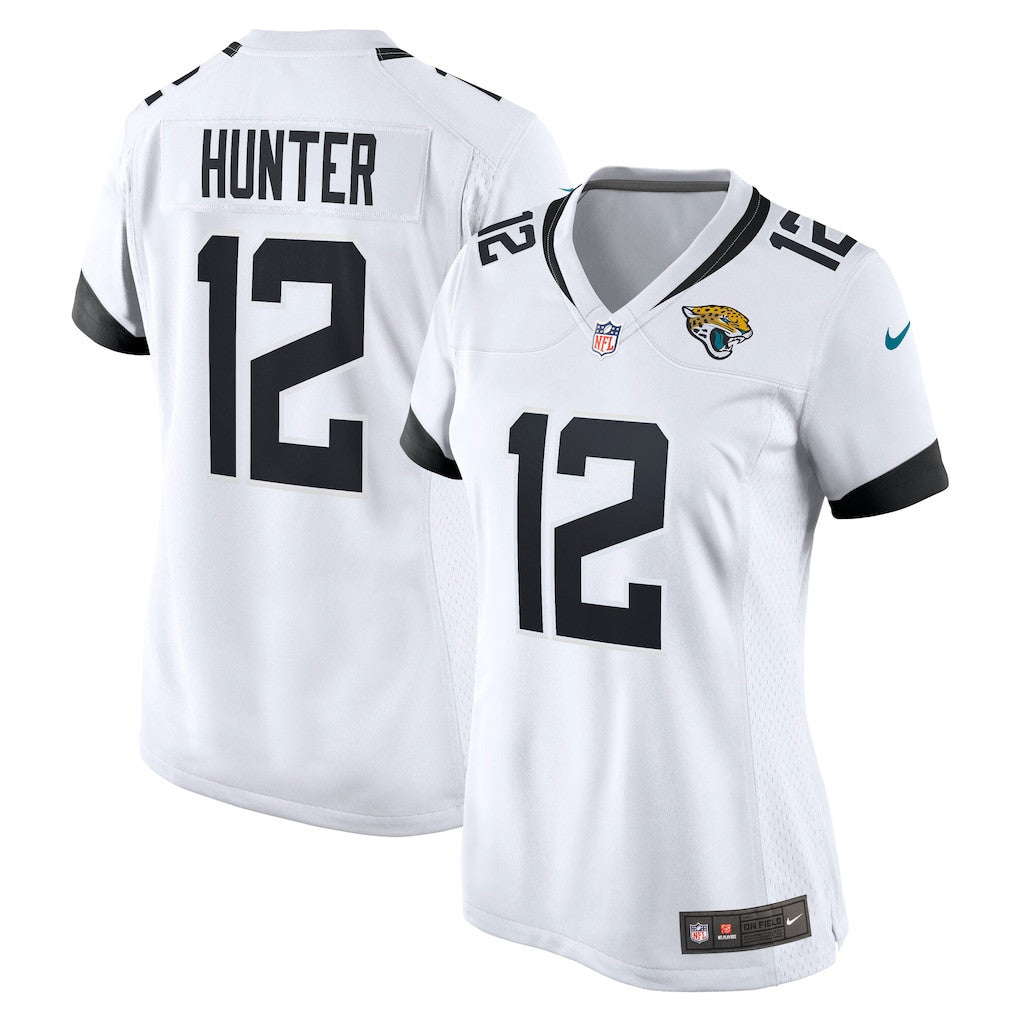 Travis Hunter 12 Jacksonville Jaguars Women's Game Jersey - White
