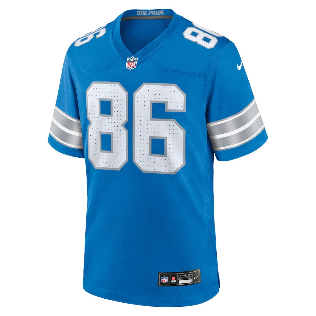 Anthony Firkser 86 Detroit Lions Team Game Men Jersey - Blue