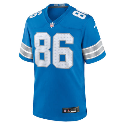 Anthony Firkser 86 Detroit Lions Team Game Men Jersey - Blue
