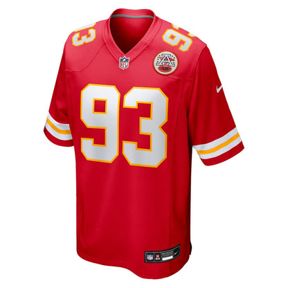 Zacch Pickens 93 Kansas City Chiefs Team Game Men Jersey - Red