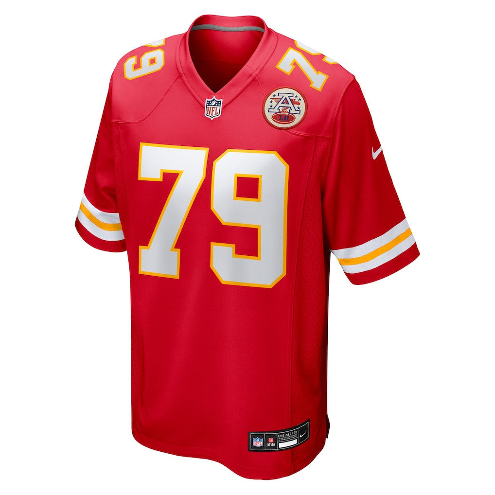 Esa Pole 79 Kansas City Chiefs Team Game Men Jersey - Red