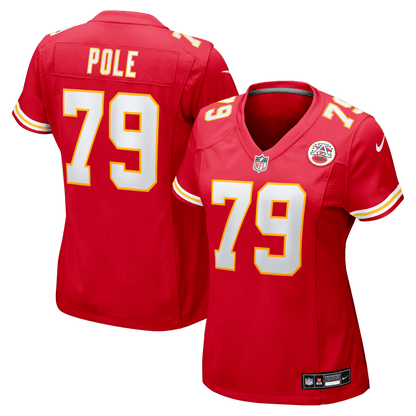 Esa Pole 79 Kansas City Chiefs Women's Team Game Jersey - Red