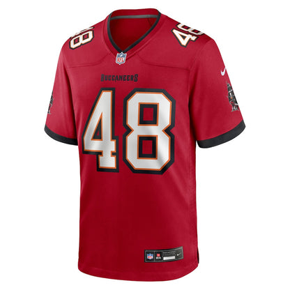 JT Gray 48 Tampa Bay Buccaneers Team Game Men Jersey - Red