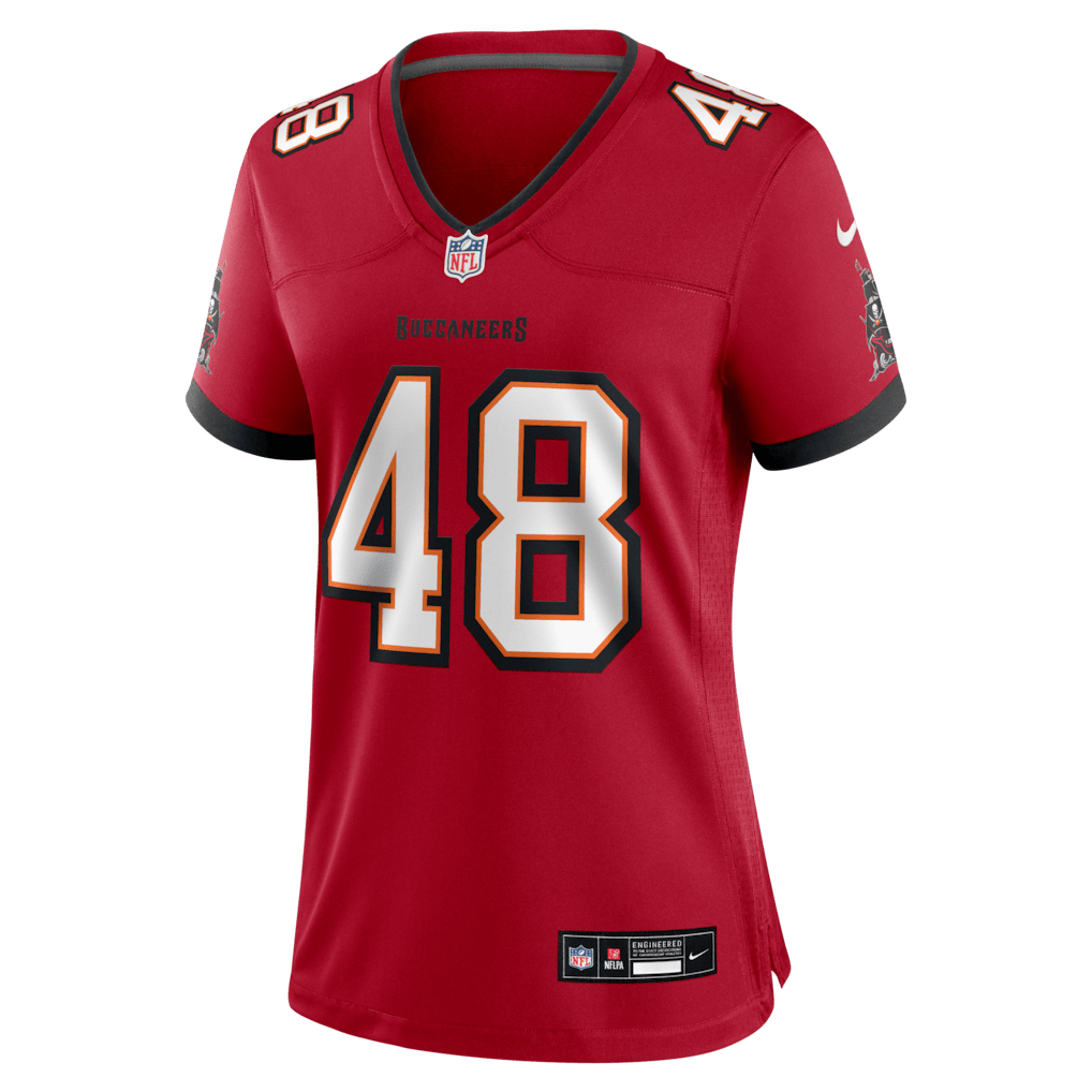 JT Gray 48 Tampa Bay Buccaneers Women's Team Game Jersey - Red