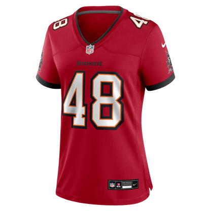 JT Gray 48 Tampa Bay Buccaneers Women's Team Game Jersey - Red