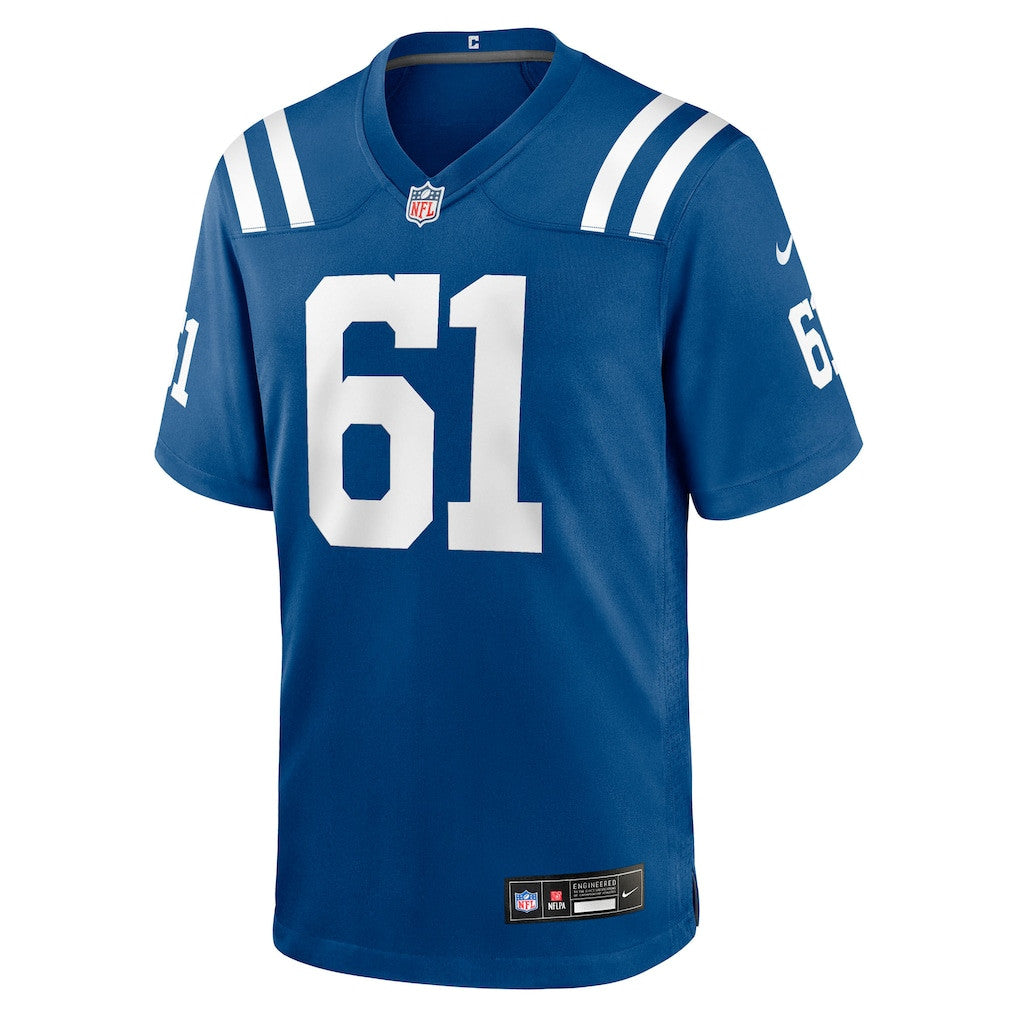 Viliami Fehoko 61 Indianapolis Colts Team Game Men Jersey - Royal