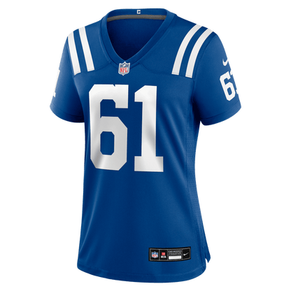 Viliami Fehoko 61 Indianapolis Colts Women's Team Game Jersey - Royal