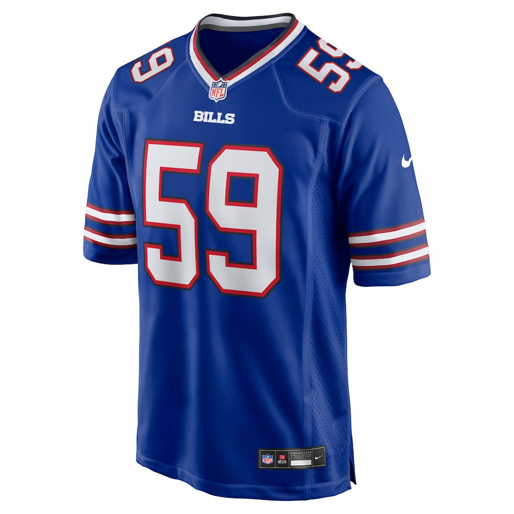 Shaq Lawson 59 Buffalo Bills Team Game Men Jersey - Royal