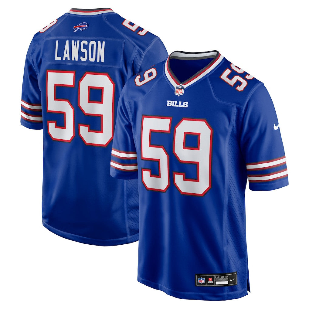 Shaq Lawson 59 Buffalo Bills Team Game Men Jersey - Royal