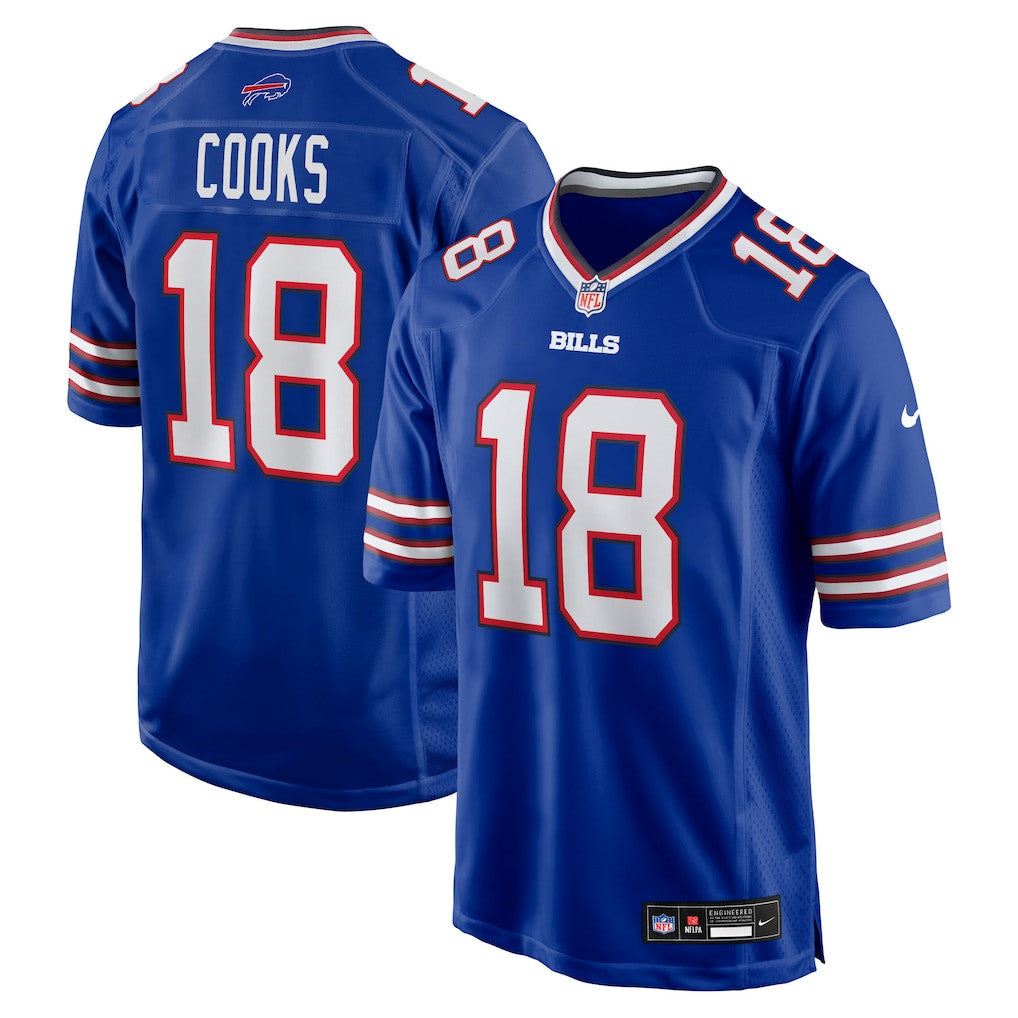 Brandin Cooks 18 Buffalo Bills Team Game Men Jersey - Royal