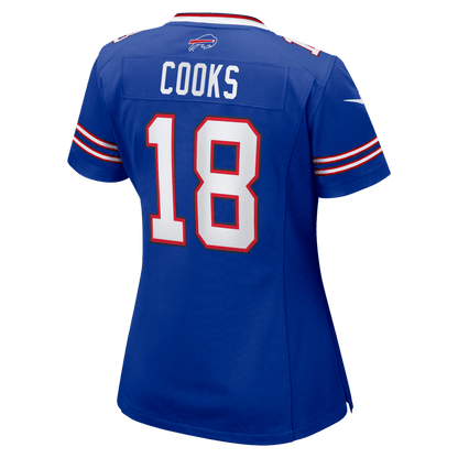 Brandin Cooks 18 Buffalo Bills Women's Team Game Jersey - Royal