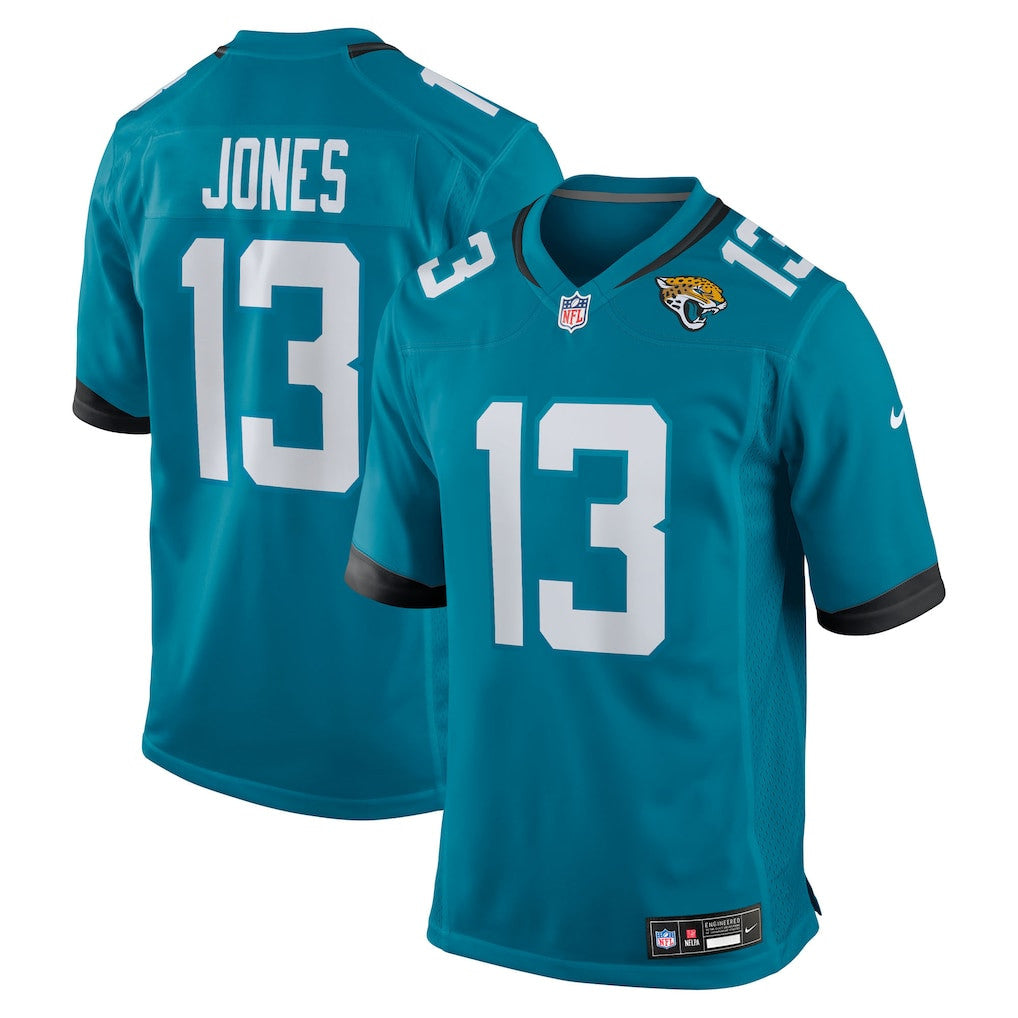 Tim Jones 13 Jacksonville Jaguars Team Game Men Jersey - Teal