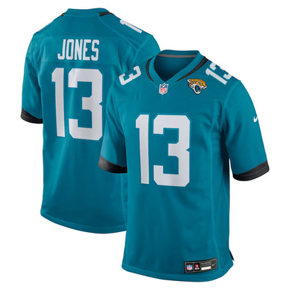 Tim Jones 13 Jacksonville Jaguars Team Game Men Jersey - Teal