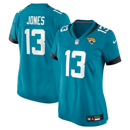 Tim Jones 13 Jacksonville Jaguars Women's Team Game Jersey - Teal