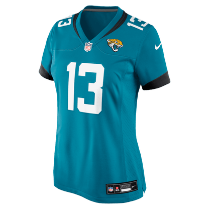 Tim Jones 13 Jacksonville Jaguars Women's Team Game Jersey - Teal