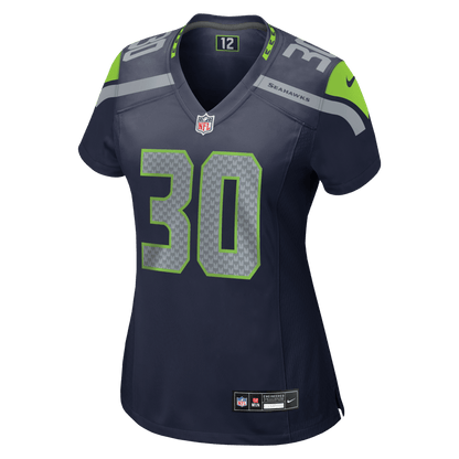 Cam Akers 30 Seattle Seahawks Women's Team Game Jersey - College Navy